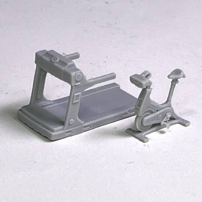 Gym Set #1: Treadmill & stationary bike